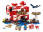 Minecraft-Baukasten-Set mit Pilzhaus, Figuren und Tieren.