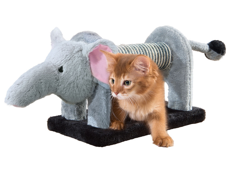 Gehe zu Vollbildansicht: Zoofari Katzen-Kratzrolle mit Tierkopf - Bild 3