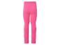 Pinke Kinderleggings, Rückansicht.