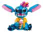 LEGO Stitch Figur in Hawaiihemd mit Eis.