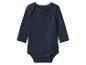 Dunkelblauer Langarm-Babybody