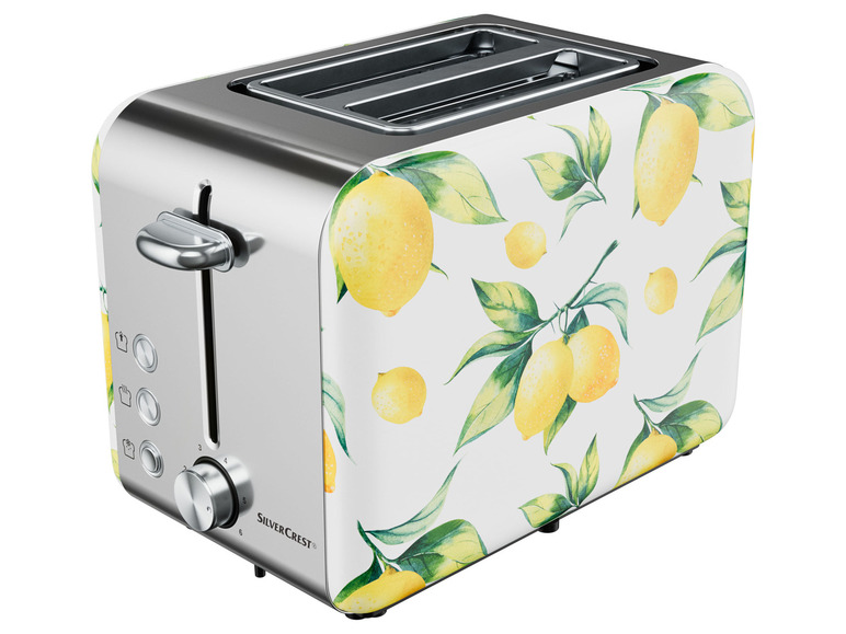 Gehe zu Vollbildansicht: SILVERCREST® KITCHEN TOOLS Toaster, mit integriertem Brötchenaufsatz, aus Edelstahl - Bild 2
