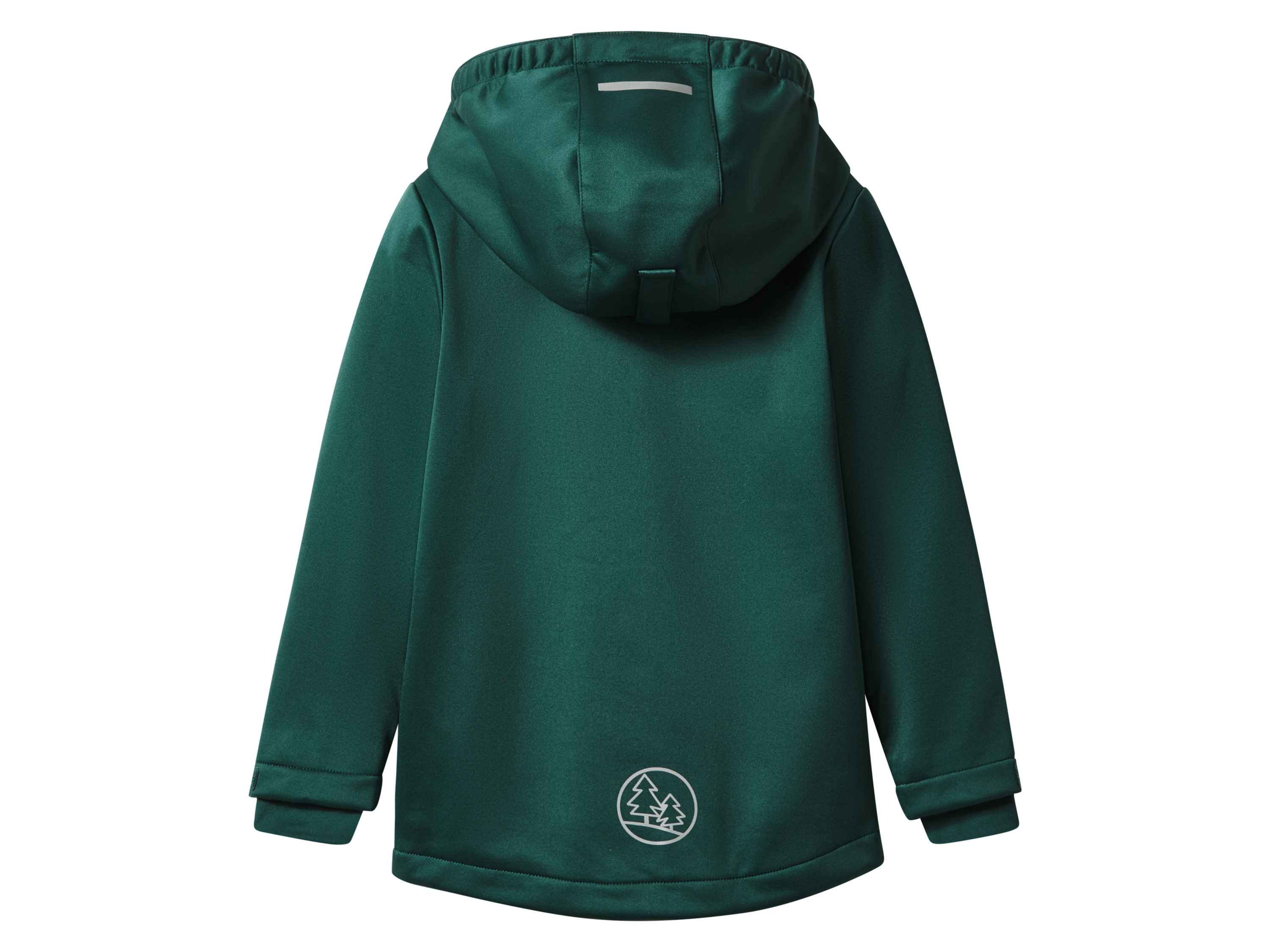 Thumbnail - lupilu® Kleinkinder Softshelljacke, gefüttert (Dunkelgrün, 98/104)