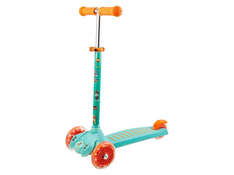 Kinderscooter, Paw Patrol Design, leuchtende Räder.