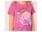 Rosa Kinder-T-Shirt mit Peppa Wutz und Pailletten-Schriftzug „SISTERS“.
