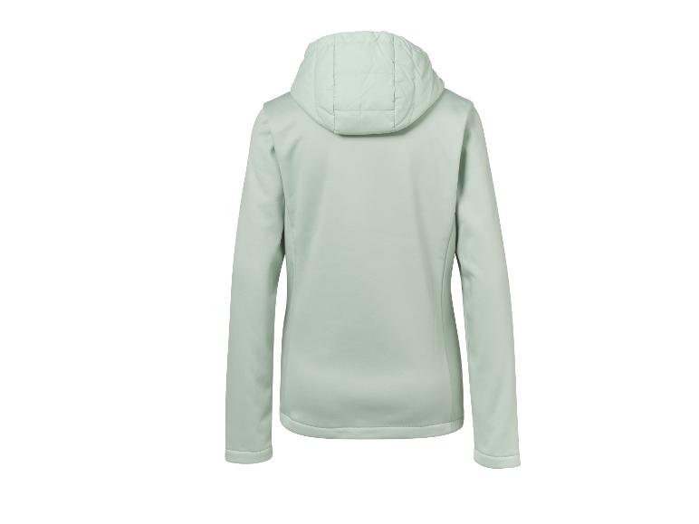 Damen-Kapuzenjacke in Hellgrün, Rückansicht
