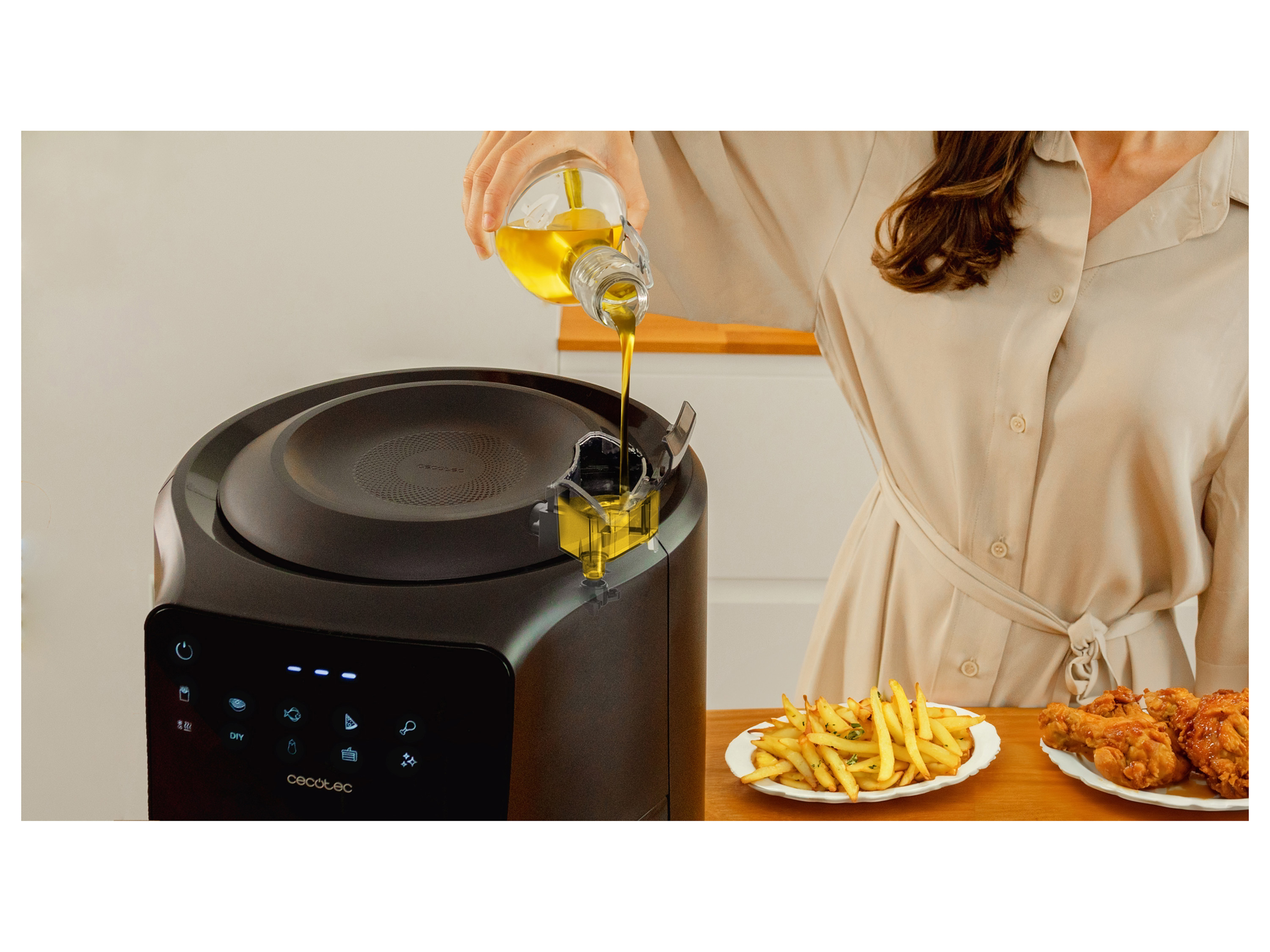 Thumbnail - Cecotec Heißluftfritteuse »Cecofry Rain 3300«, 5,5 l