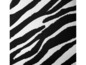 Schwarz-weißer Zebra-Stoff.