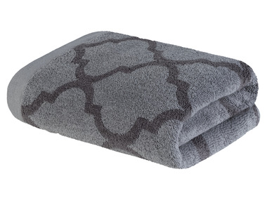 LOOKS by Wolfgang Joop - Duschtuch, 70 x 140 cm (grau jacquard)
