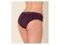 Damenunterhose mit Spitzenrand, dunkelviolett