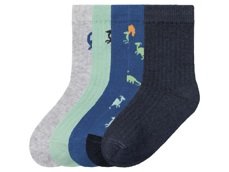 Gehe zu Vollbildansicht: lupilu® Kleinkinder Jungen Socken, 5 Paar, hoher Bio-Baumwollanteil - Bild 10