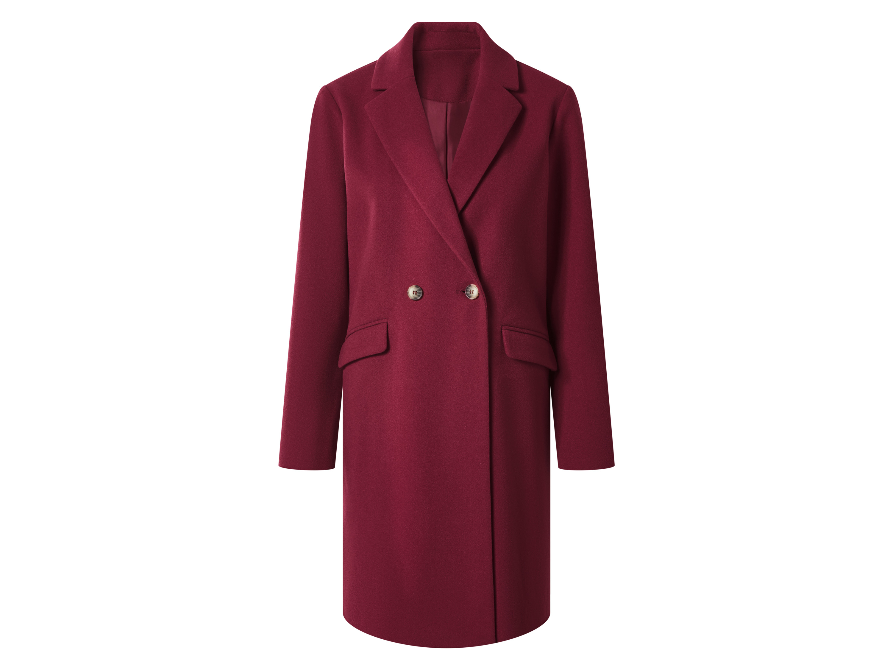 ESMARA® Damen Mantel (Rot, L(44/46))