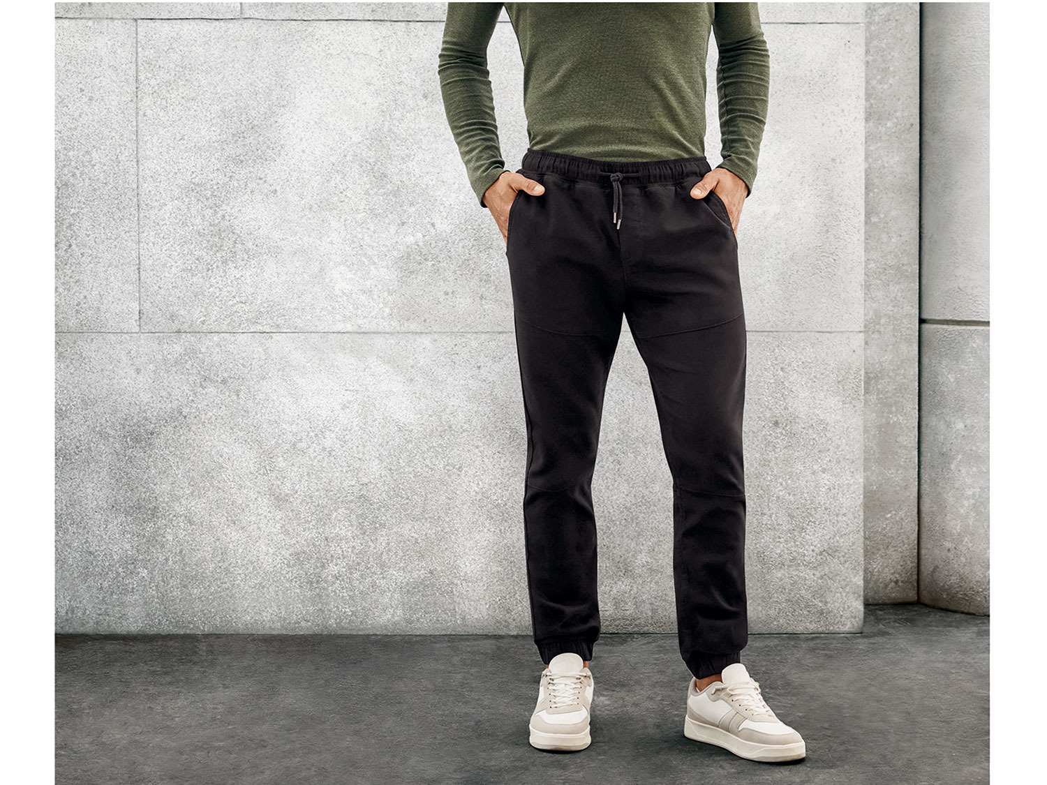 LIVERGY® Herren Cargo Joggers, normaler 