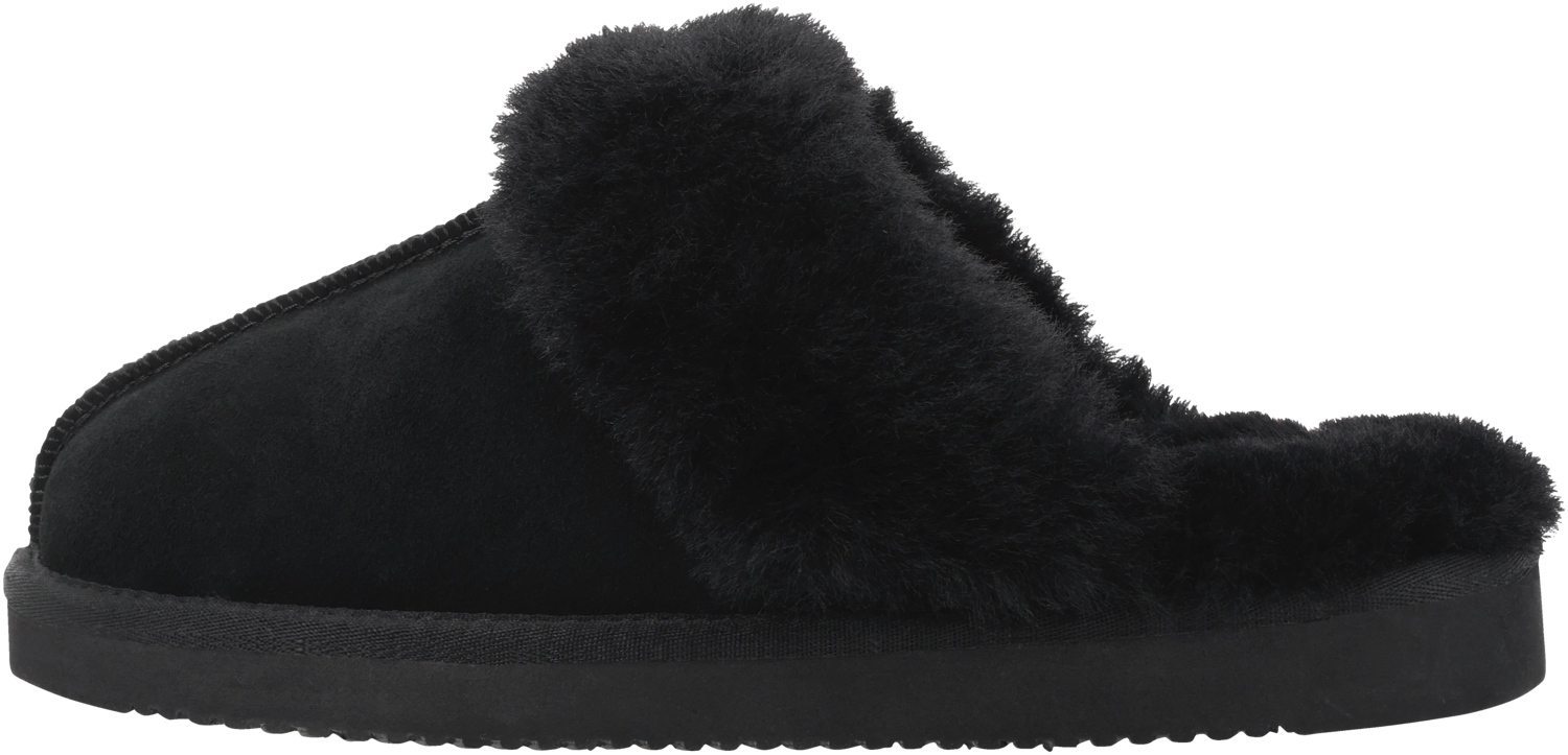 Thumbnail - esmara® Damen Hausschuh Lammfell (Schwarz, 38)