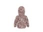 Rosa Kinderjacke mit Blumenmuster, Rückansicht