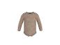 Brauner Langarm-Babybody
