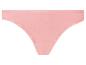Ein rosafarbener Tanga für Damen.