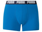 Blaue Puma Boxershorts mit weißem Logo