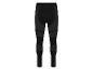 Schwarze Sportleggings mit dunkelgrauen Details