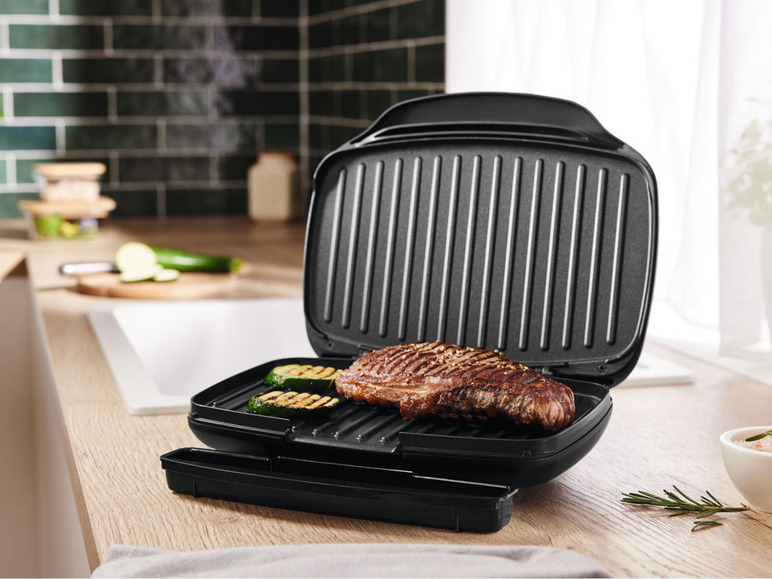 Gehe zu Vollbildansicht: SILVERCREST® KITCHEN TOOLS Kontaktgrill »SKG 1000 B2«, mit Antihaftbeschichtung - Bild 8