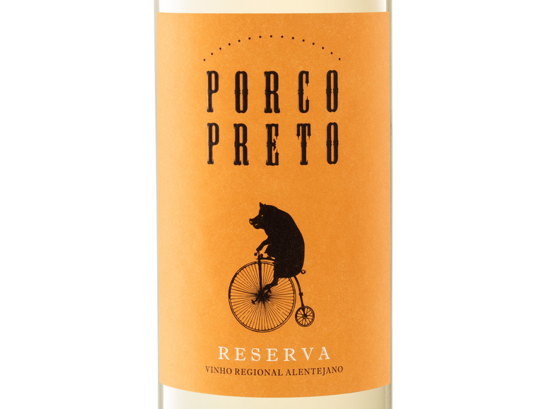 Gehe zu Vollbildansicht: Porco Preto Reserva Alentejano Vinho Regional trocken, Weißwein 2021 - Bild 2