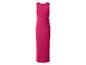Fuchsia ärmelloses Damen-Maxikleid
