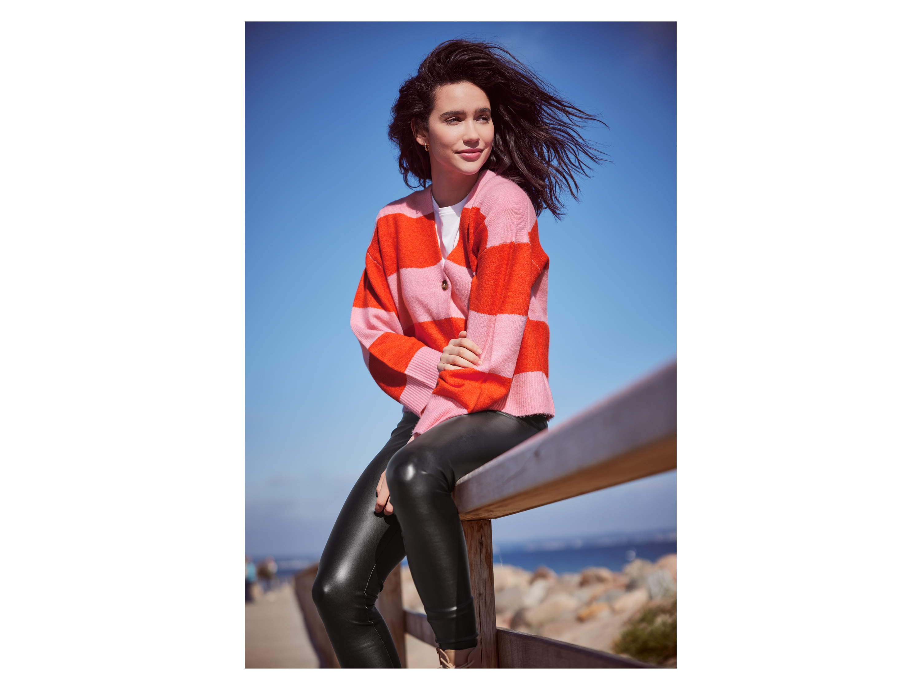 Thumbnail - esmara® Damen Leggings Lederoptik (Leggings, 38)