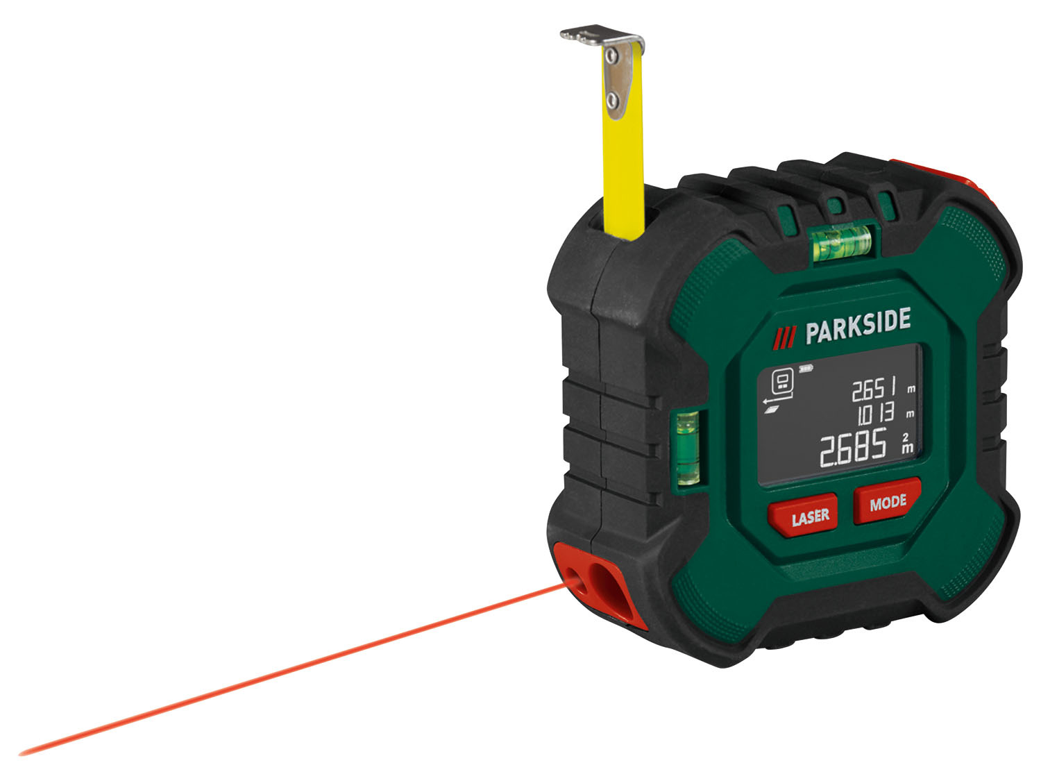 PARKSIDE® 4 V Akku-Massband »PLMB 4 B1«, 3 m, mit Lase…