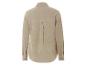 Beige Langarmhemd, Rückansicht.