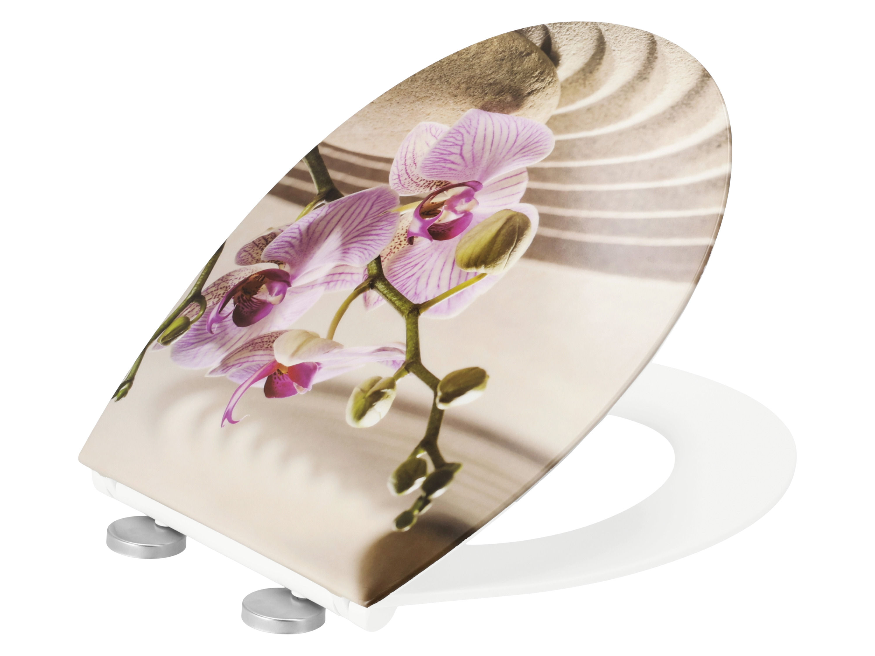 LIVARNO® Premium Duroplast-WC-Sitz (Orchidee)