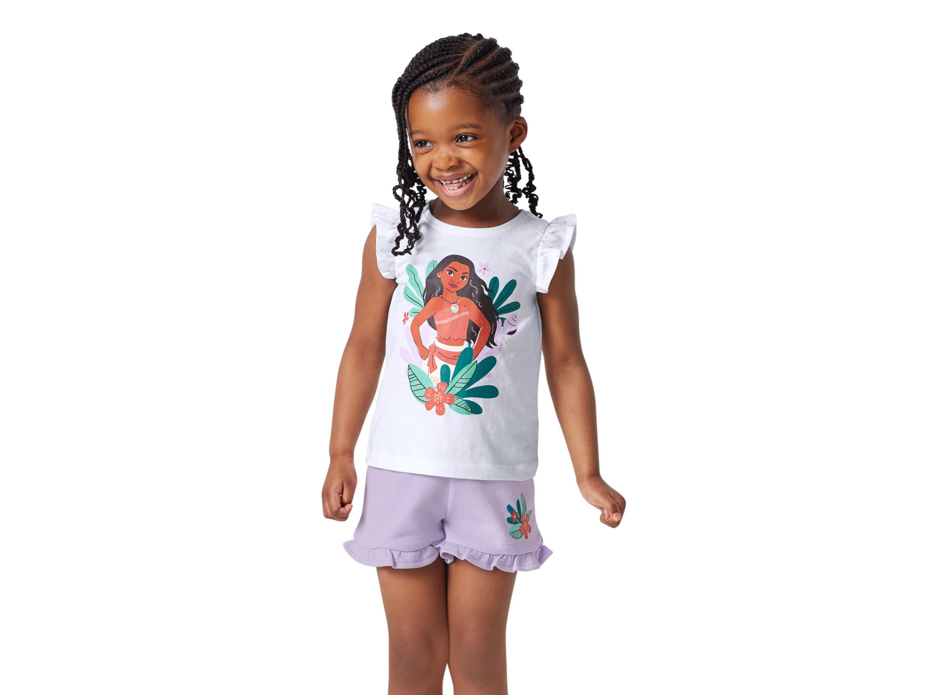 Thumbnail - Kleinkinder Mädchen Set, 2-teilig (Vaiana, 122/128)