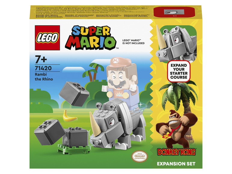 Gehe zu Vollbildansicht: LEGO Super Mario™ 71420 »Rambi das Rhino« – Erweiterungsset - Bild 1
