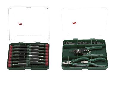 PARKSIDE® Präzisions-Schraubendreher-Set 14-tlg. / Feinmechaniker-Zangensatz 7-tlg.