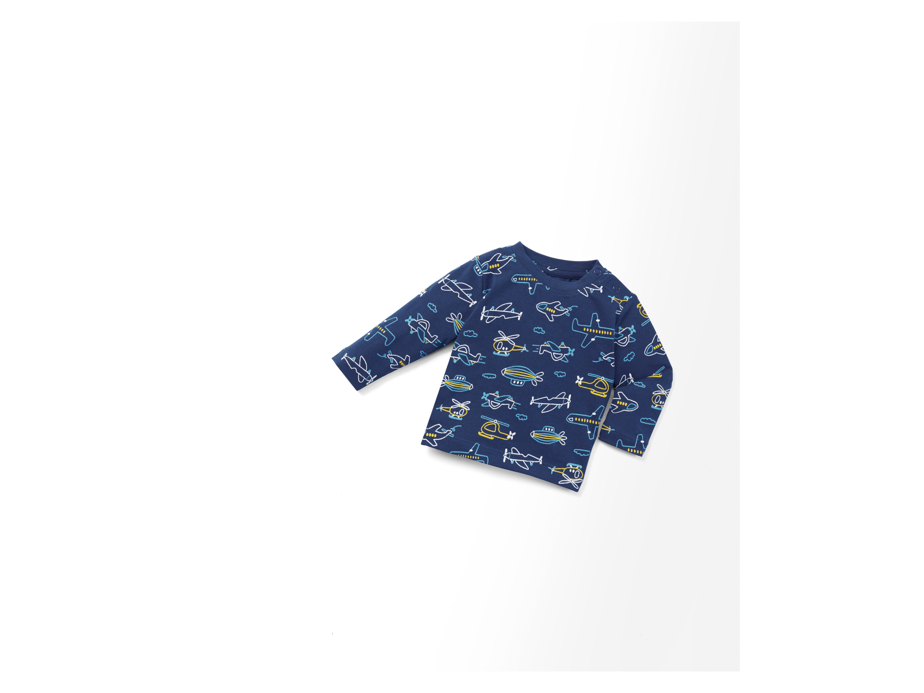 LUPILU® Baby Jungen Langarmshirt (Navy, 50/56) – Bild 2 von 3