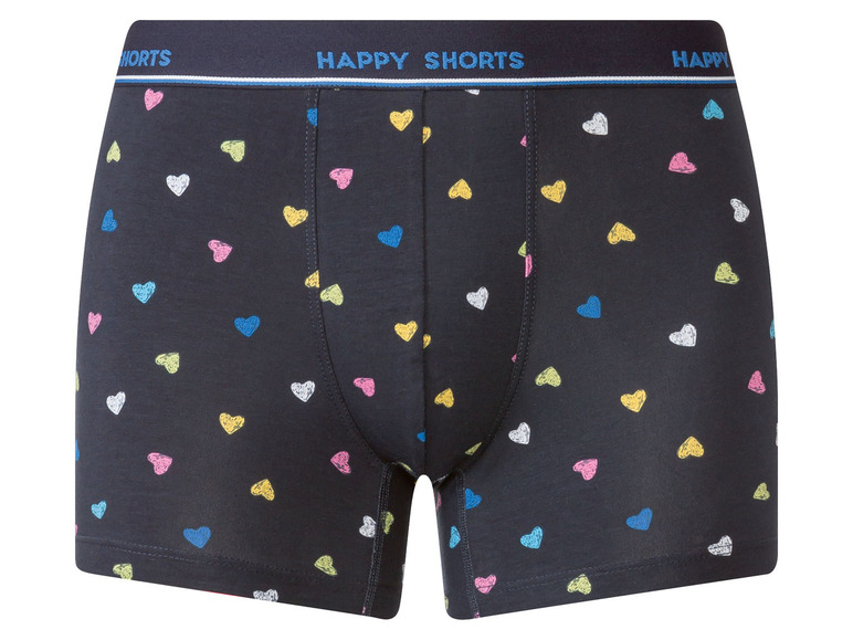 Happy Shorts Boxershorts mit Herz-Muster.