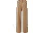 Damen-Weitbeinhose in Beige mit elastischem Bund.