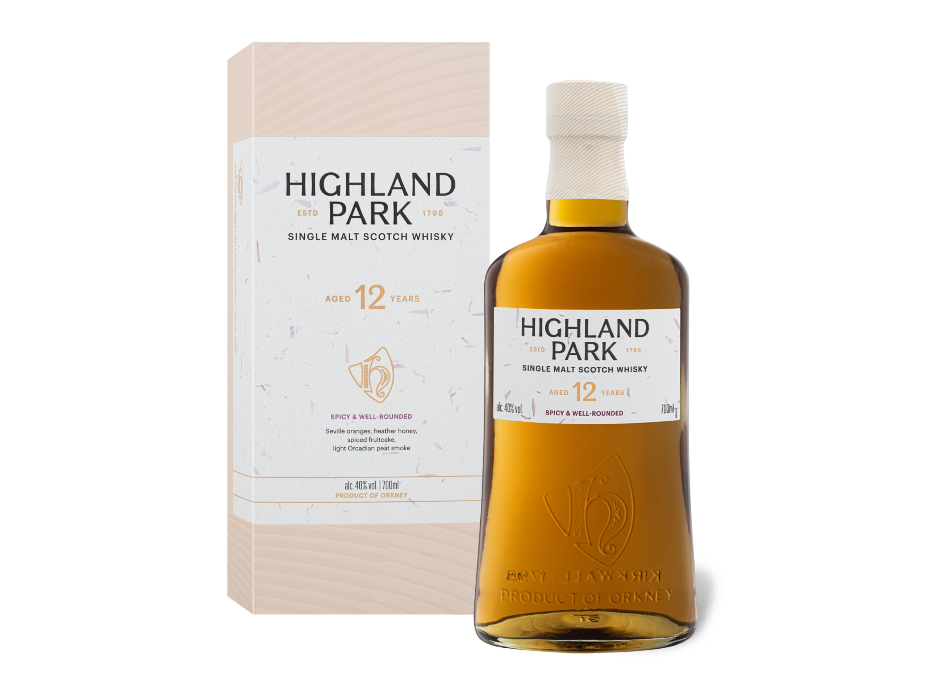 Highland Park Single Malt Scotch Whisky 12 Jahre mit Geschenkbox 40% Vol | 05010314570101 Highland Park Single Malt Scotch Whisky 12 Jahre mit Geschenkbox 40% Vol | 05010314570101