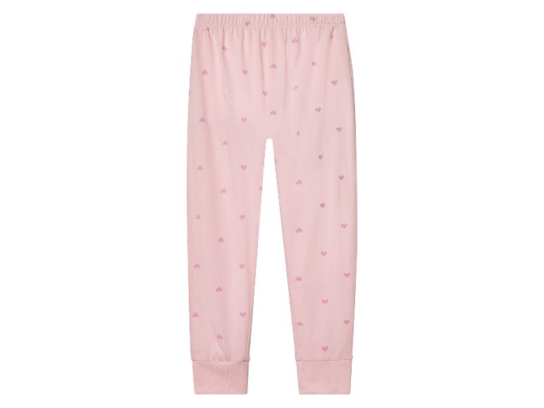 Rosa Hose mit Herz-Muster