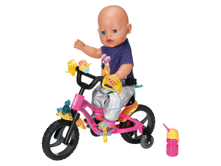 Gehe zu Vollbildansicht: Baby Born Puppen Fahrrad, mit Trinkflasche - Bild 3