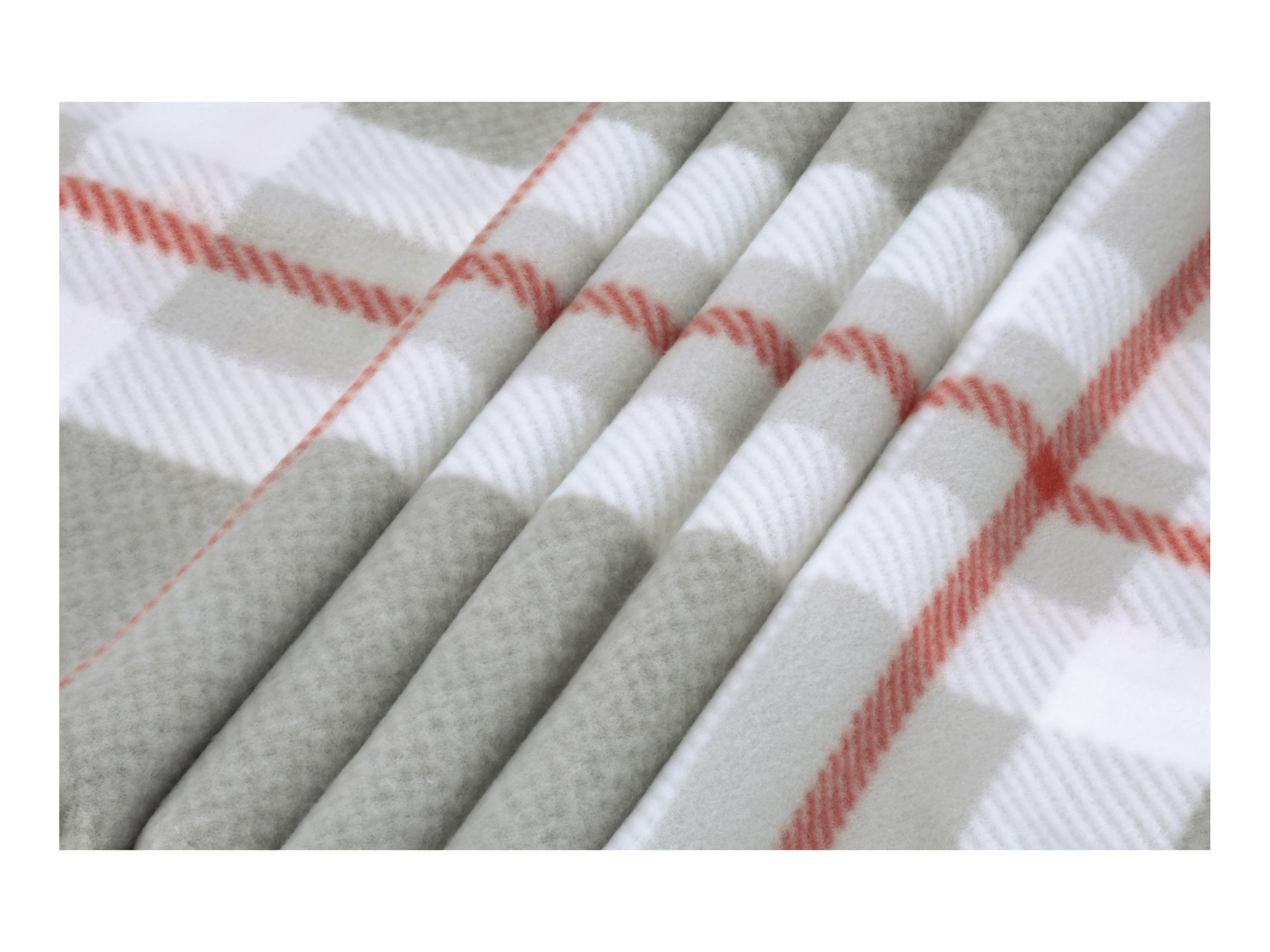 Thumbnail - LIVARNO® Bettwäsche Fleece 135 x 200 cm (Karo/grau)