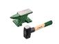 Grüner Amboss und PARKISIDE Hammer mit Holzgriff