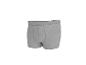 Graue Herren-Boxershorts mit elastischem Bund.