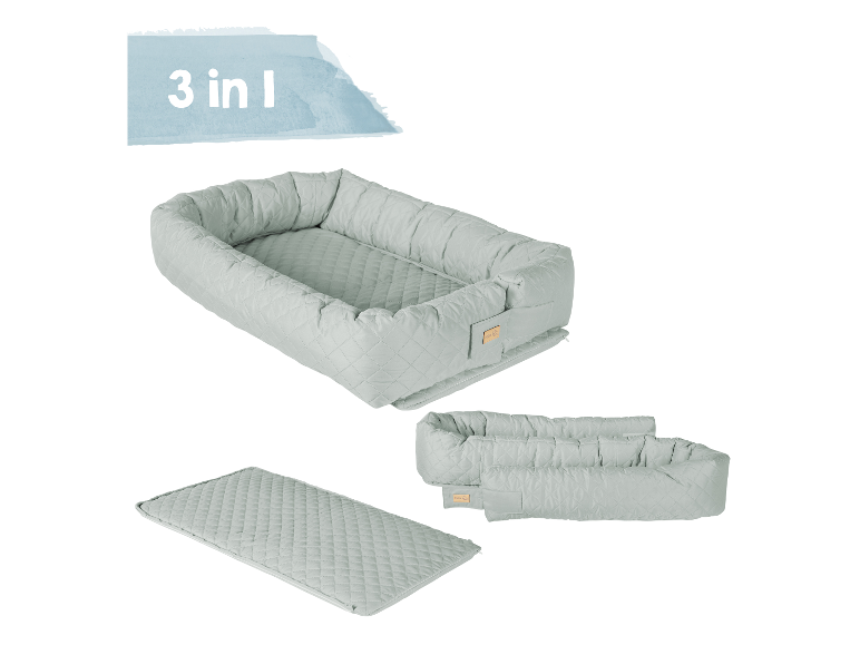 Roba 3-in-1 Babybett-Set in Mintgrün.