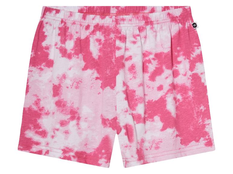Rosa Tie-Dye Shorts für Mädchen.