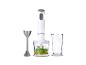 SilverCrest Stabmixer mit Aufsatz und Messbecher, bereitet Pesto zu
