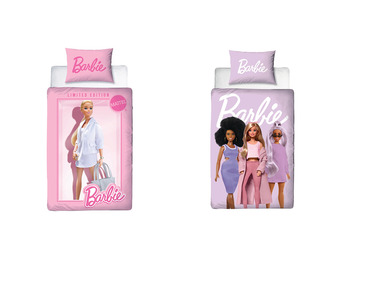 Barbie - Bettwäsche-Set für Einzelbett, 135 x 200 cm