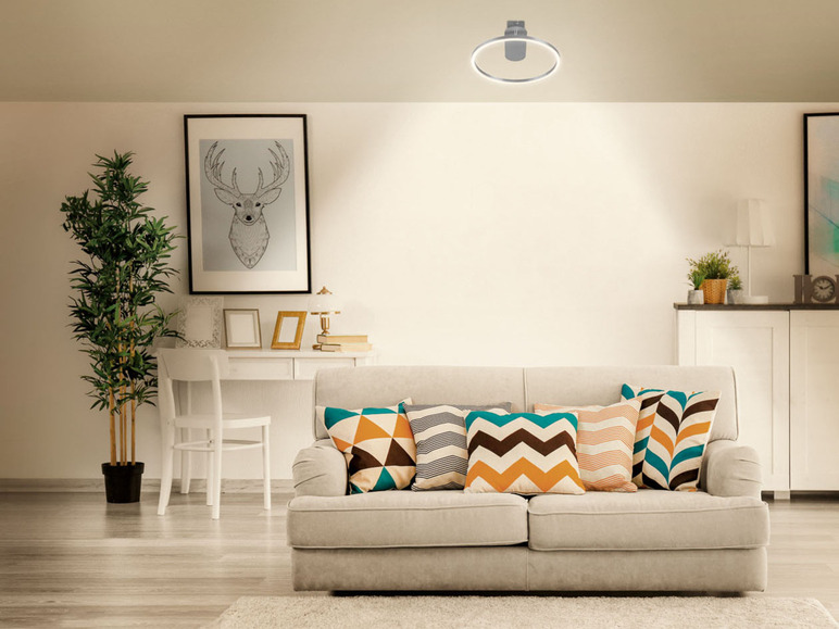 Gehe zu Vollbildansicht: LIVARNO home LED-Deckenleuchte, mattiertem Metall - Bild 11