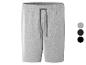 Graue, schwarze und hellgraue Jogging-Shorts.