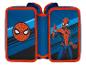 Doppelter Federmäppchen mit Spider-Man-Motiv.