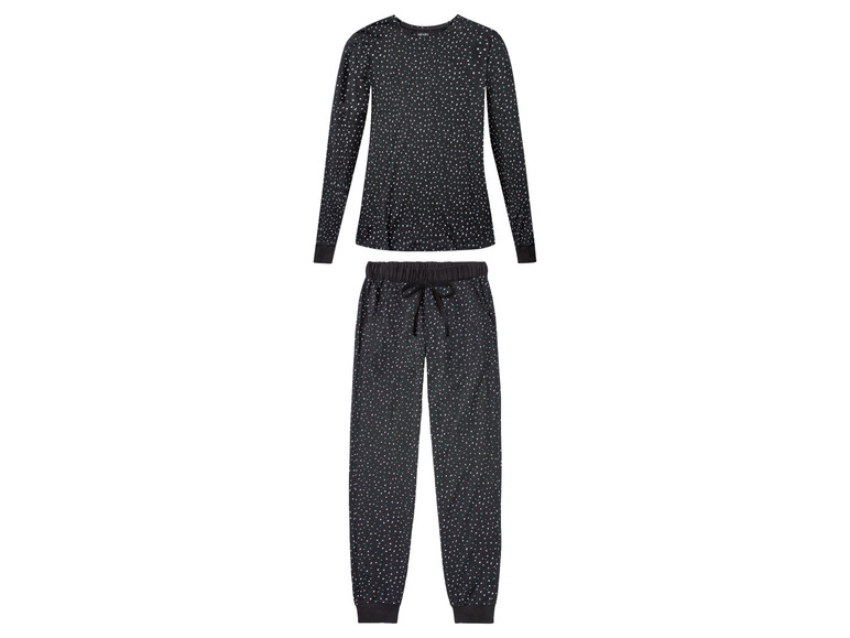 Gehe zu Vollbildansicht: esmara® Damen Pyjama aus reiner Baumwolle - Bild 2